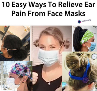 Relieve ear pain from face masks with these 10 ideas